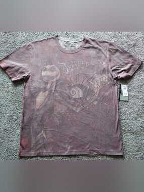 Disney Men's Faded Mauve Nightmare Before Christmas Graphic Tee